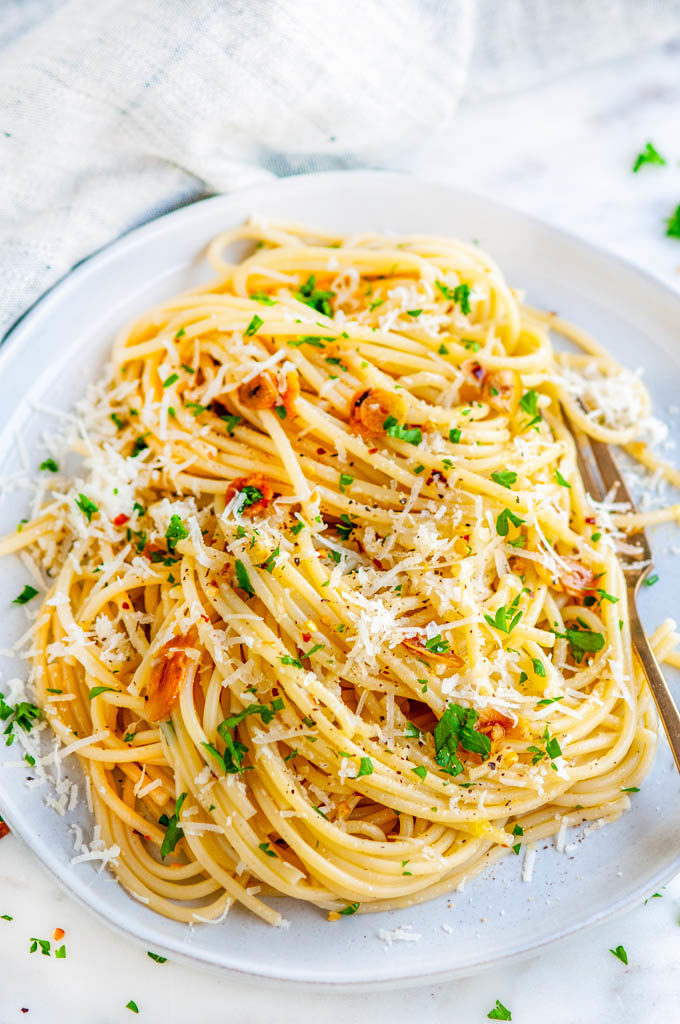 Recipe – Spaghetti Algio e Olio